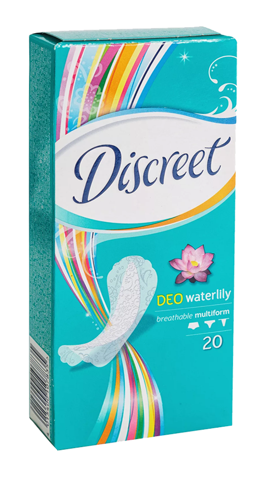 ежедневные гигиенические прокладки discreet deo spring breeze multiform single, 20 шт