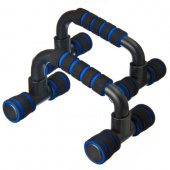 комплект упоров для отжимания silapro 2шт, эва, металл, 13.5x13x10см
