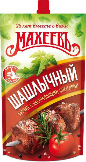 кетчуп шашлычный махеевъ дой-пак 300г