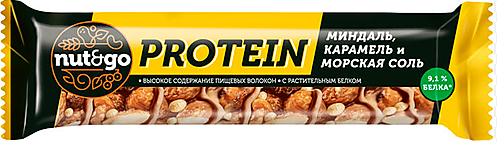 батончик protein nut n go миндаль ka