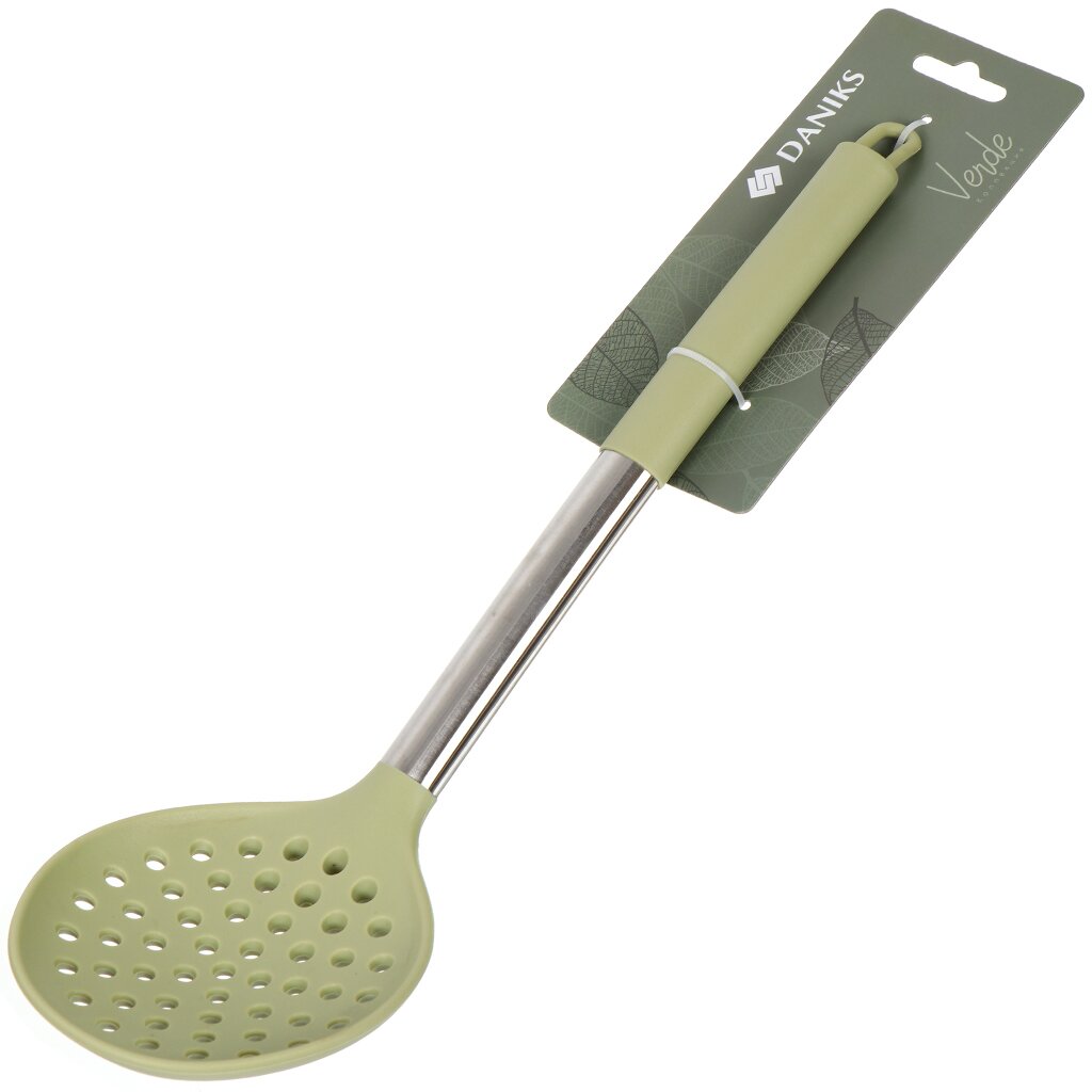 шумовка силикон 30см verde daniks /12