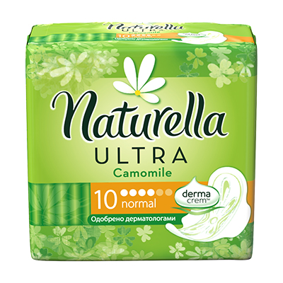 naturella ultra camomile normal single, 10 шт