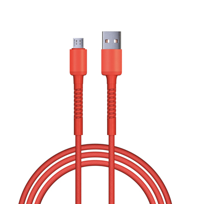 by кабель для зарядки xxl micro usb, 2 м, быстрая зарядка qc3.0, красный