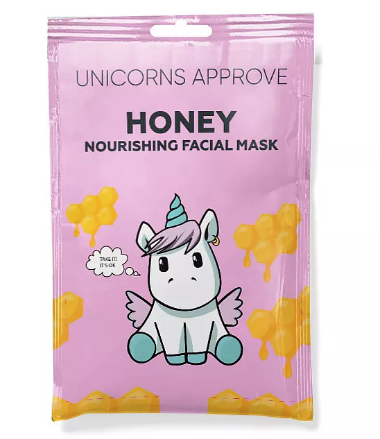 тканевая маска д/лица с экстрактом меда питающая unicorns approve 28мл