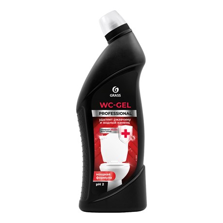 средство для унитазов grass wc-gel professional чистящее 750мл