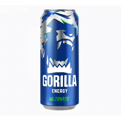 напиток энергетический gorilla ultimate синий газированный безалкогольный 0,45л