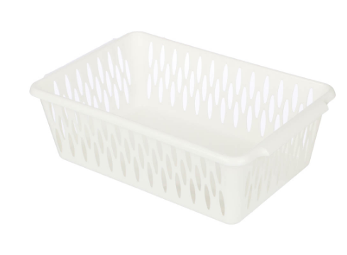 корзинка для хранения keeplex light m 30х19,5х9,5см, пластик, белое облако