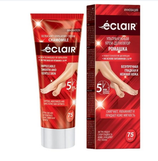 крем–депилятор еclair ромашка 75мл
