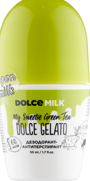 дезодорант-антиперспирант dolce milk 50мл мой сладкий зеленый чай