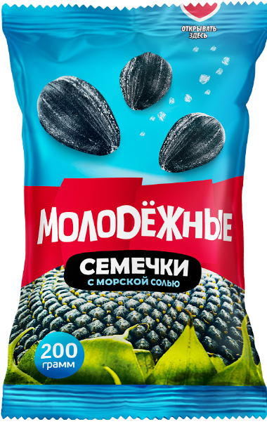 семечки молодежные с морской солью от мартина 200г