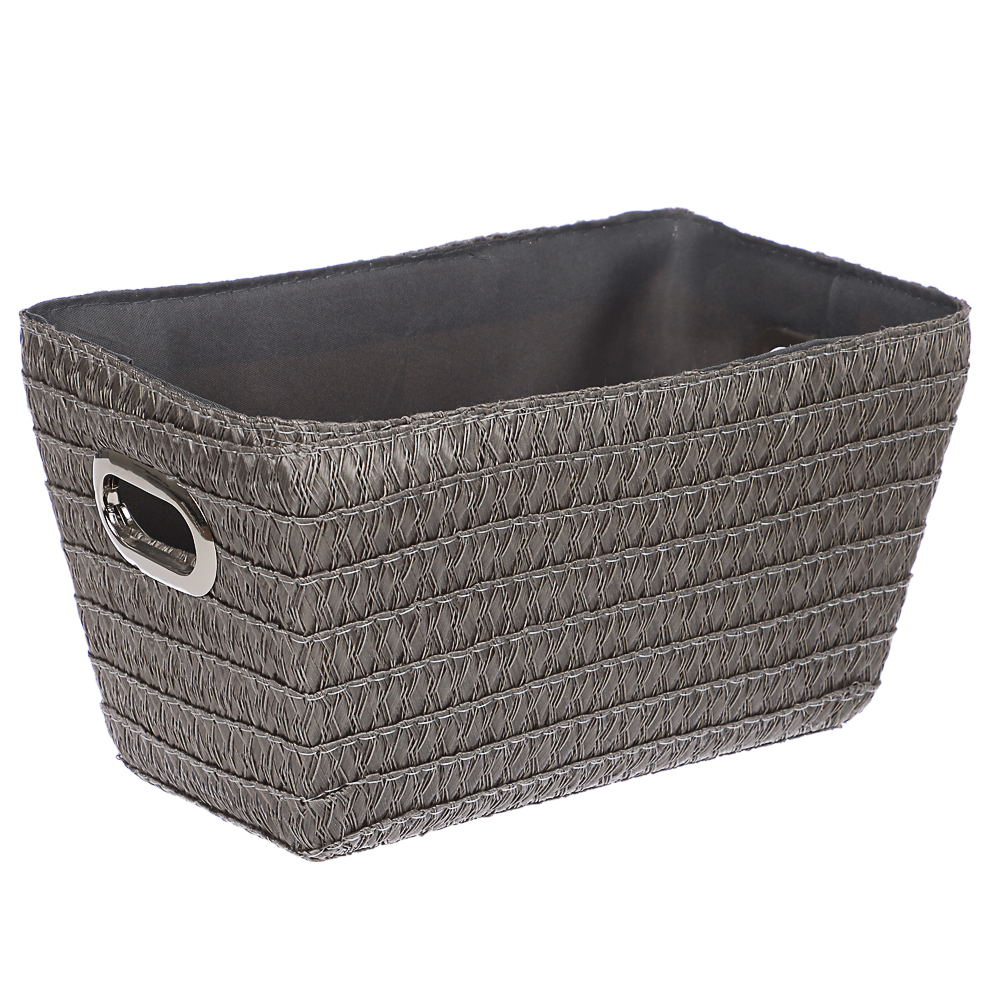 корзина для хранения vetta с вырубной ручкой 24x13x13см полипропилен