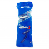 станок для бритья одноразовый gillette2, 3 шт
