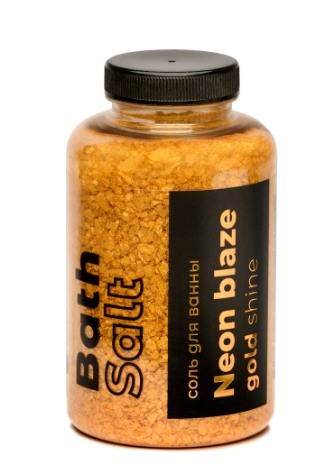 соль для ванны фабрик bath box gold shine подарочная с шиммером 350г