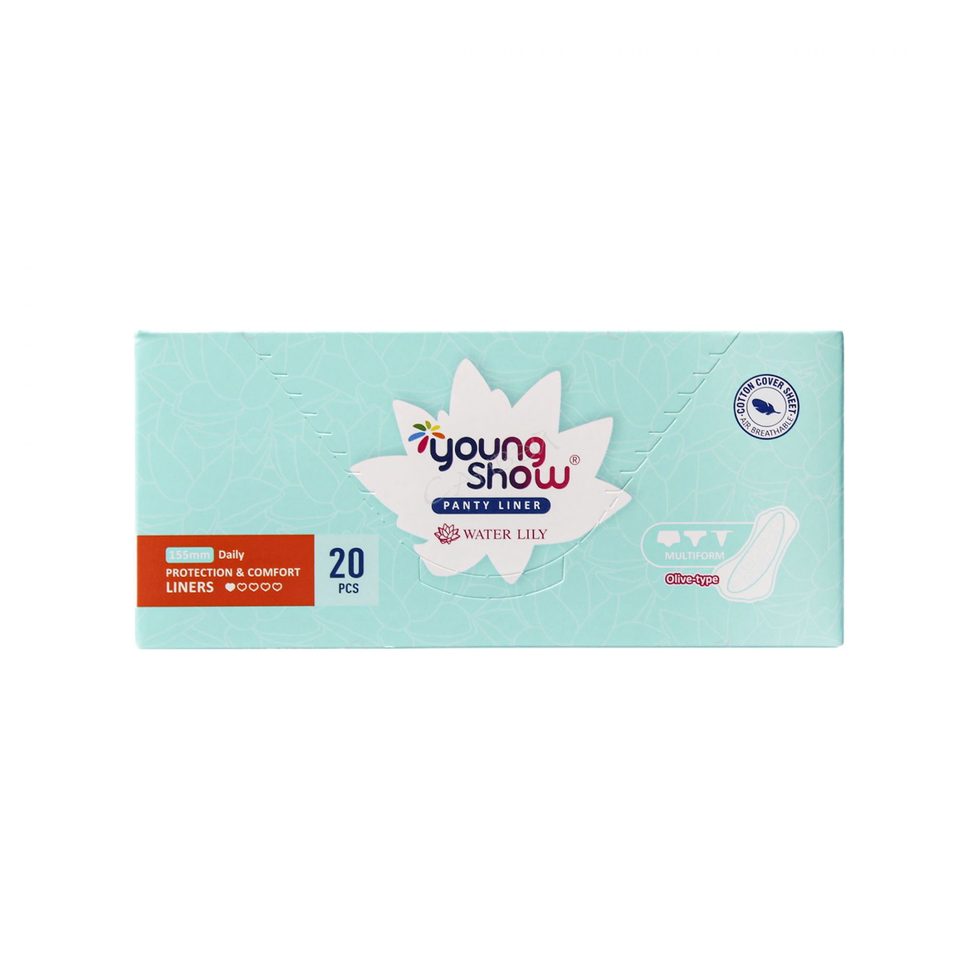 прокладки ежедневные young show usa time multiform waterlily 20шт