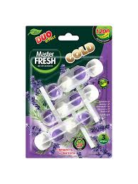 подвесной блок для унитаза master fresh gold duo effect 5в1 лаванда 1шт
