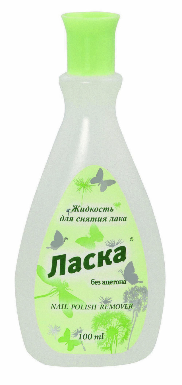 жидкость д/снятия лака ласка без ацетона 100мл