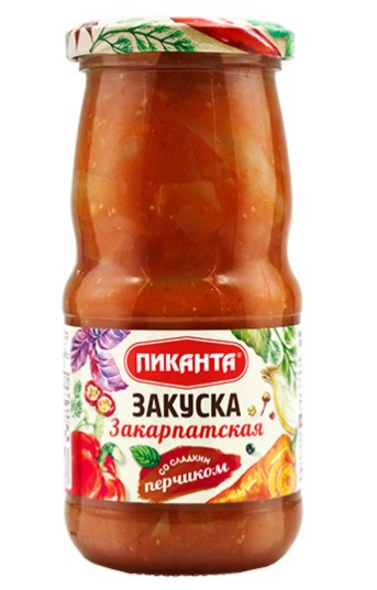 закуска "закарпатская" пиканта 460г