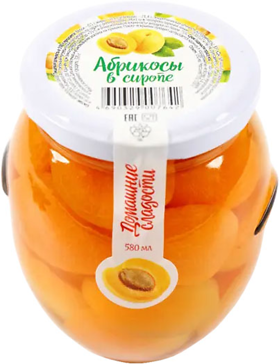 абрикосы домашние сладости 530г