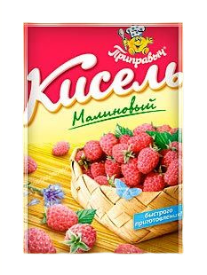 кисель быстрого приготовления приправыч малиновый 110г