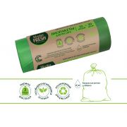 пакеты для мусора master fresh био 35л 30шт биоразлагаемые салатовые