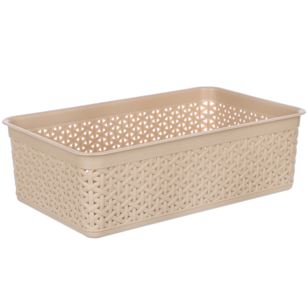 корзинка универсальная natural style 2,5л 25,7х15,8х8см пластик 3цв