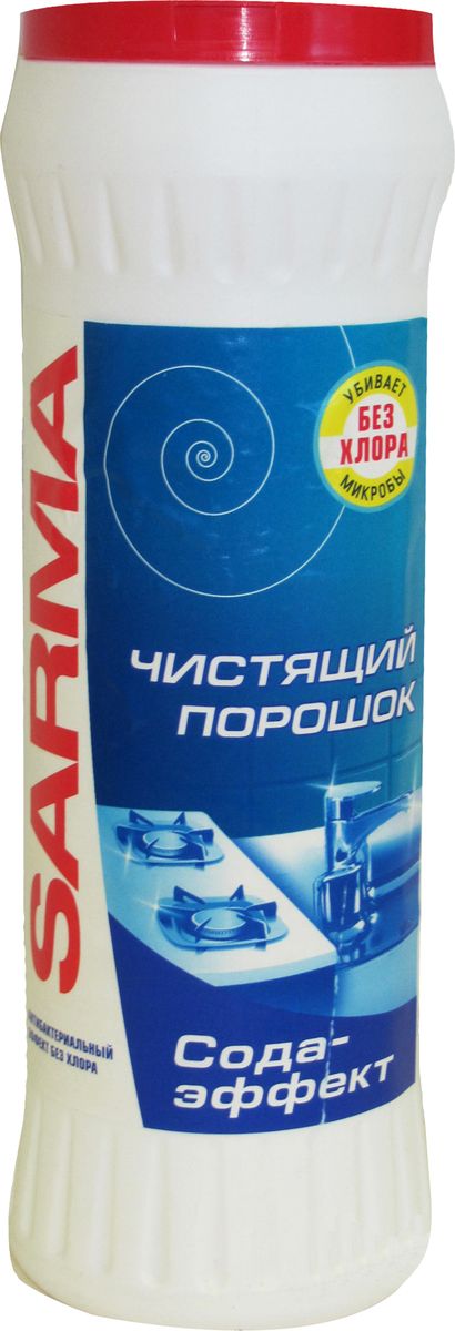 порошок чистящий сарма, 400г, сода эффект*18