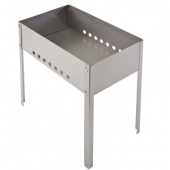 мангал сборный эконом сталь 0,5мм 40x25x40см