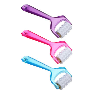 silapro массажер роликовый для лица, 14см, ps, abs, пвх, 3 цвета