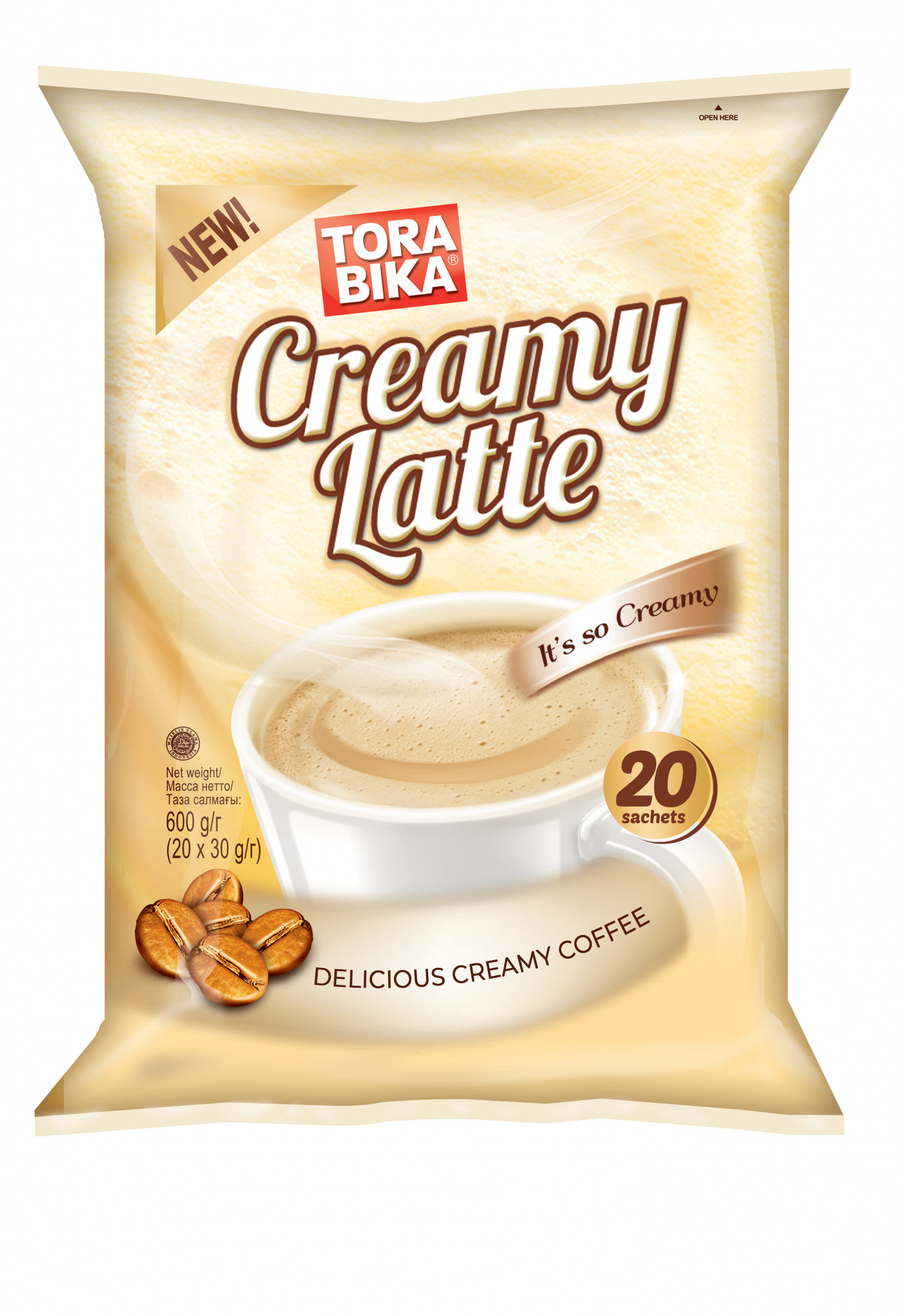 кофе torabika creamy latte напиток растворимый 30г