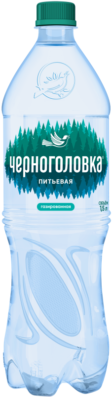 вода питьевая газированная черноголовка 2л