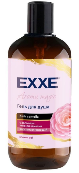 гель для душа парфюмированный нежная камелия, exxe 500мл