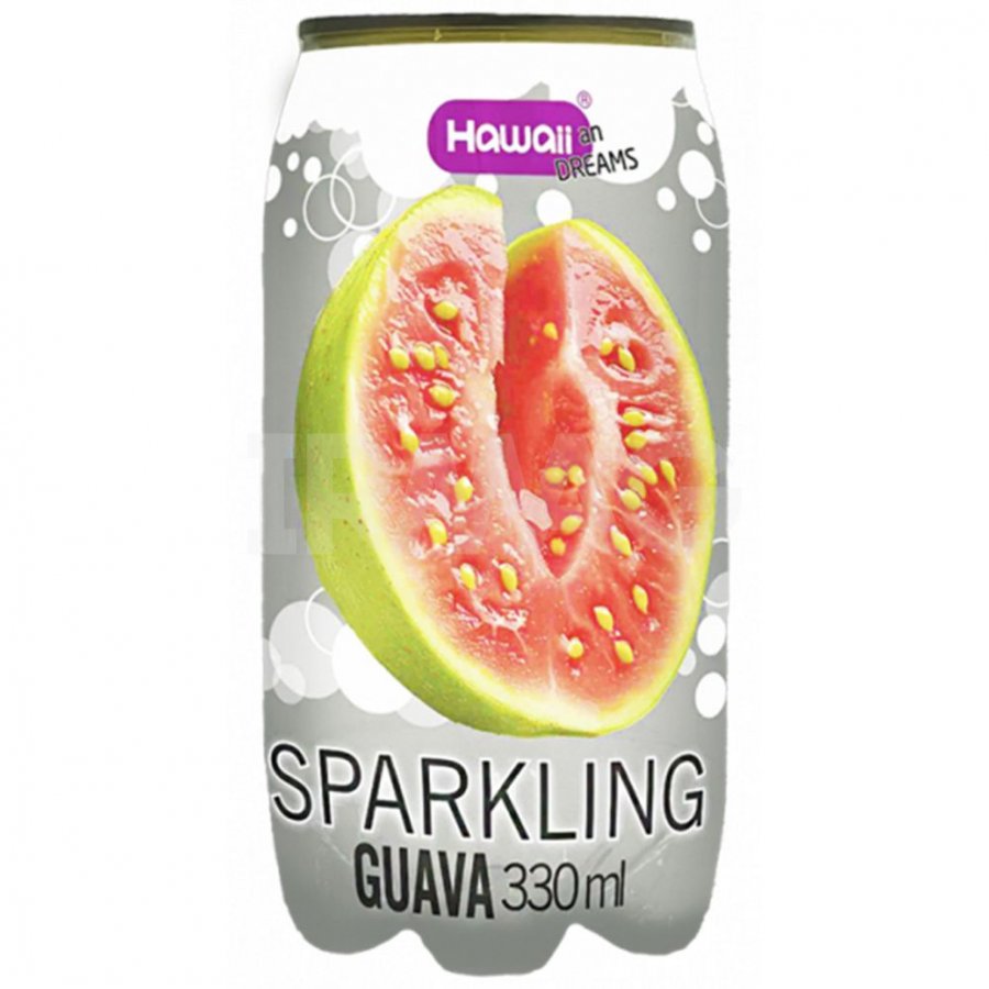 напиток газированный hawaiian dreams sparkling гуава 330мл