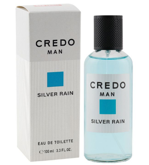 туалетная вода мужская credo man silver rain 100мл