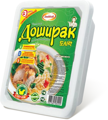 лапша доширак 90гр курица острая чашка