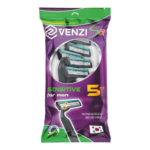 бритвенные станки одноразовые venzi s3 5шт