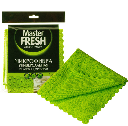 салфетка д/уборки master fresh 1шт универсальная/микрофибра