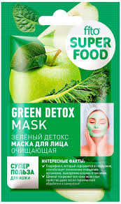 маска для лица fk fito superfood очищающая зеленый детокс 10мл