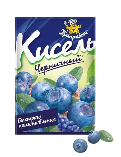 кисель быстрого приготовления приправыч черничный 110г