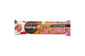 батончик nut&go кешью клубника глазир 36г