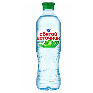 вода питьевая святой источник яблоко негазированная 0.5л