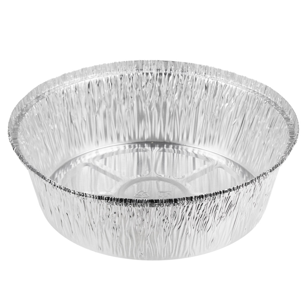форма для запекания, алюминиевая фольга, d20,5cм, дно d16,7см, 1405мл, l-край, арт.99-02
