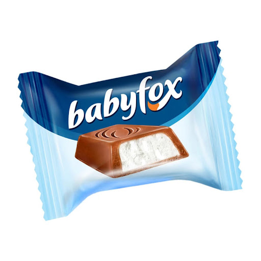 шоколадные конфеты babyfox c молочной начинкой