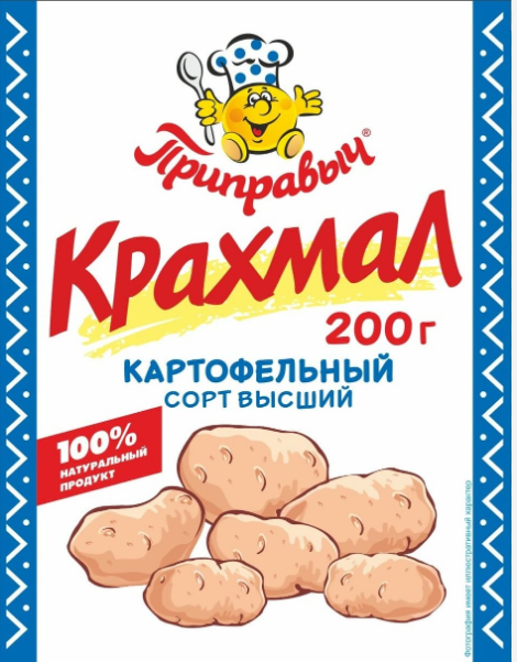 крахмал картофельный сорт экстра 200г