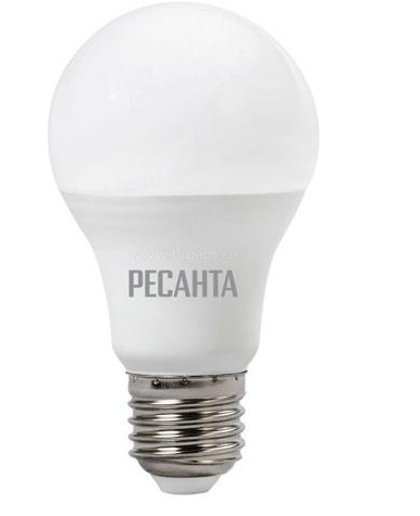 лампа светодиодная ll-r-a60-13w-230-4k-e27 (груша, 13вт, нейтр., е27) ресанта
