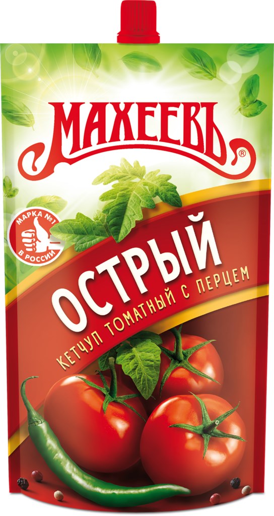 кетчуп махеевъ томатный острый 1-я категория, 300г