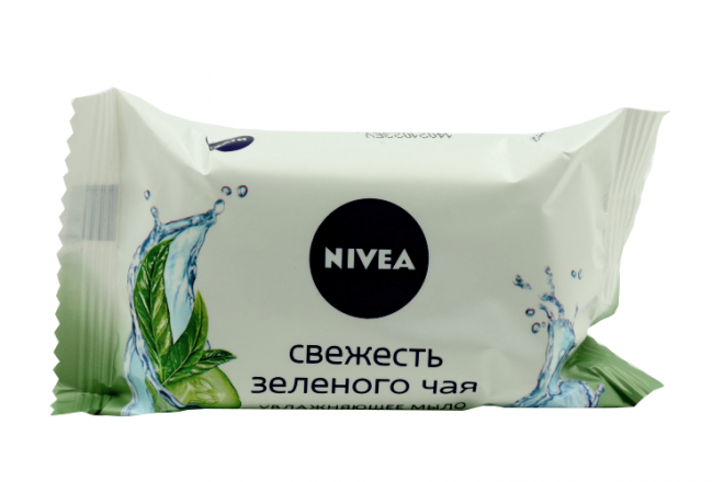 nivea мыло увлажняющее 90г свежесть зеленого чая