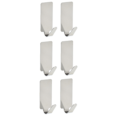 набор крючков веселый роджер 6шт на липучке, в блистере, металл, sd-1987