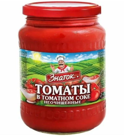 томаты неочищенные в томатном соке гост р давыдовский продукт 680г