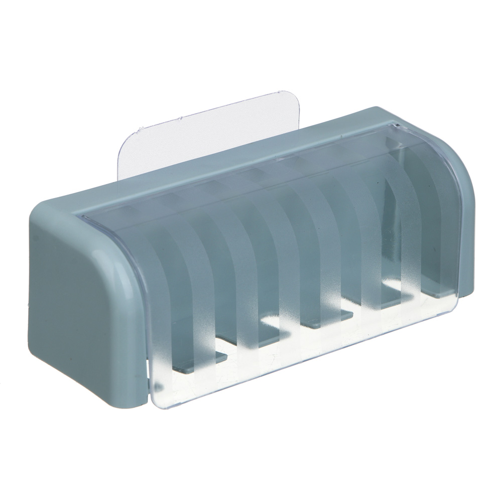 держатель для зубных щеток пластик vetta classic оливковый 13,5x4,5x5см