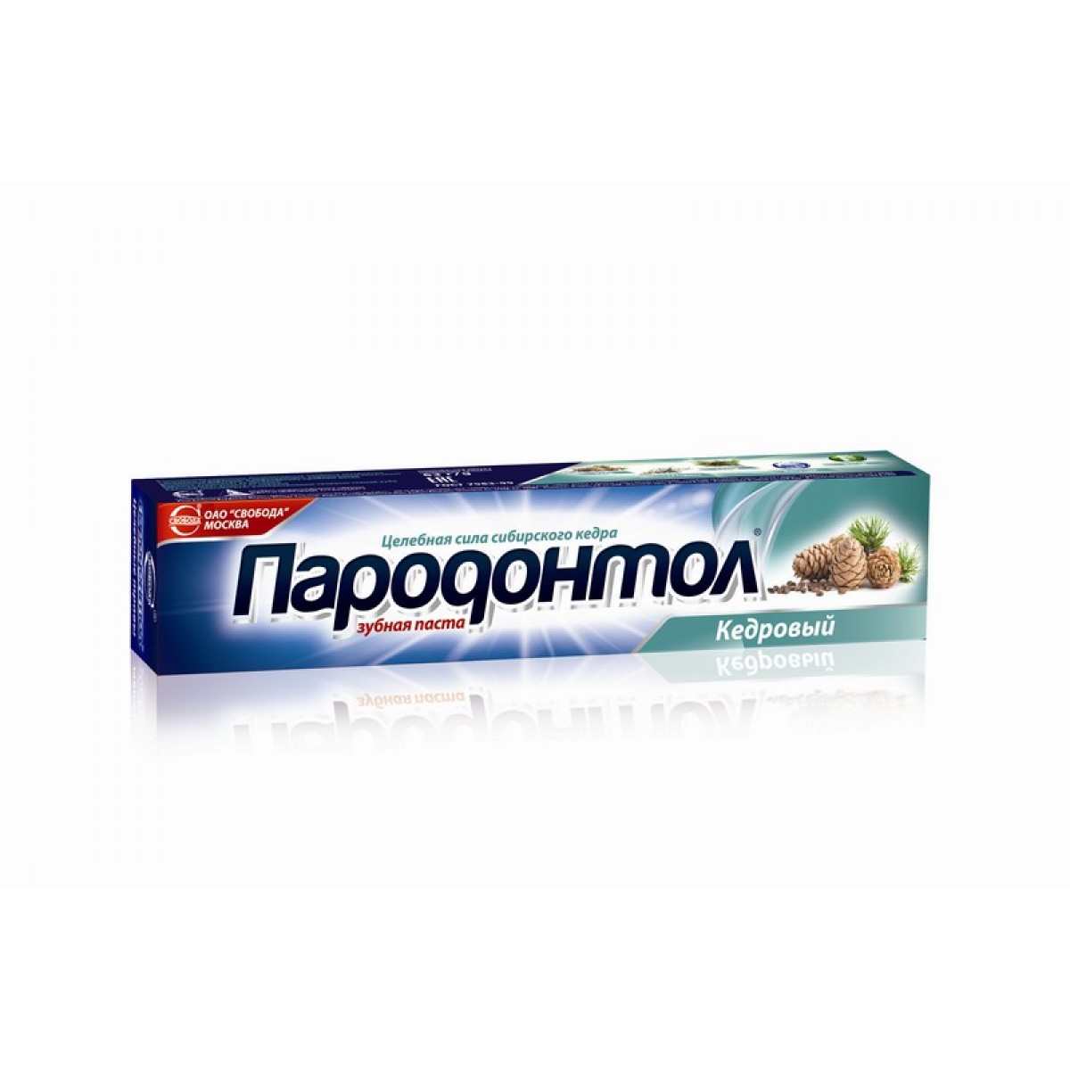 зубная паста svoboda пародонтол, 124г, кедровый